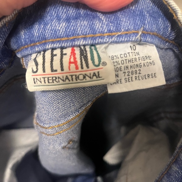 Vintage Stefano “Mom” High Rise Classic Jeans. Vintage Blue Wash Size 10 - Picture 3 of 7